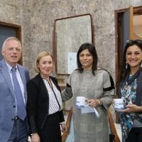 il console, la presidente dell'associazione culturale russa, il vicesindaco santelli e l'assessore succurro