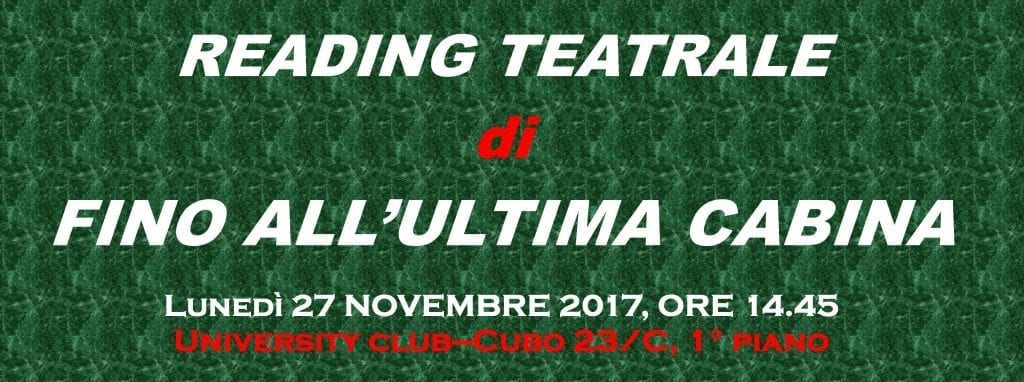 reding teatrle di fino all'ultima cabina