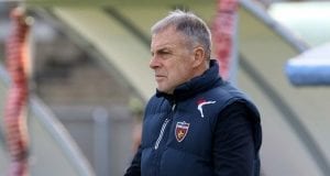 Mister Braglia durante Cosenza-Virtus Francavilla (photo Mannarino)