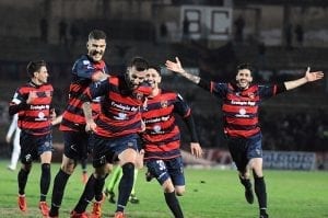 La gioia dopo il gol del 2-0 (photo Rosito)