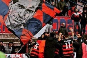 La gioia di squadra e tifosi per la vittoria (photo Rosito)