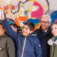 Manna con gli studenti