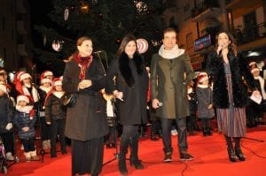 Occhiuto in compagnia di Santelli e Pastore all'Immacolata