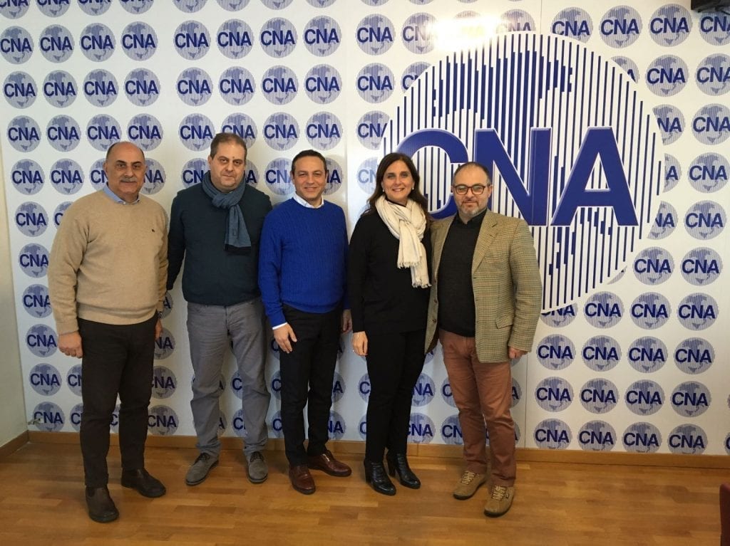 gli assessori caruso e pastore incontrano CNA