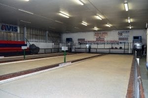 l'impianto del gruppo bocciofilo