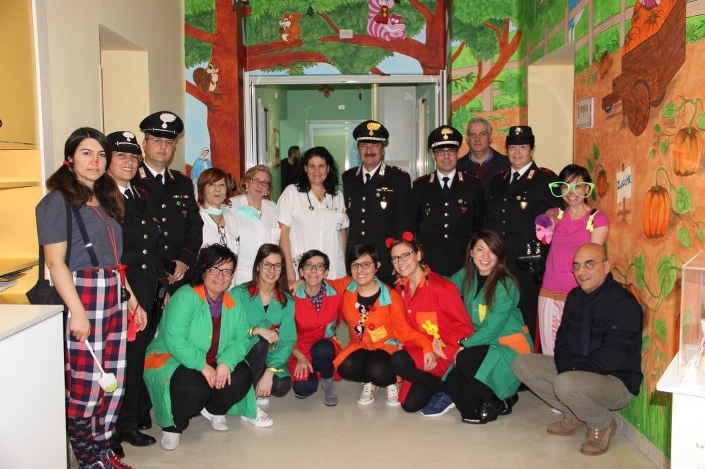 Carabinieri Forestali Befana Ospedale SS Annunziata Cosenza
