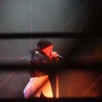 L'esibizione di Skin a Cosenza