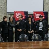 Occhiuto e Jole Santelli con gli Skunk Anansie