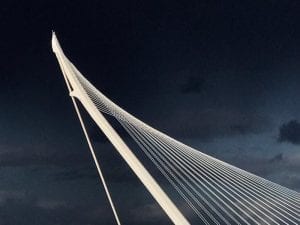 Ponte di Calatrava di Cosenza, dettaglio