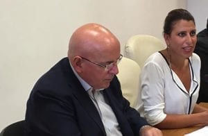 Gerardo Mario Oliverio e Federica Roccisano