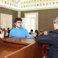 Iacucci intervistato dagli studenti