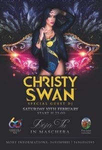 Locandina Christy Swan a Castrovillari