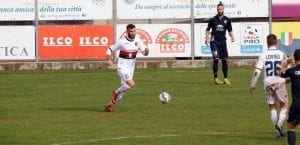 Mirko Bruccini, suo il gol che mantiene in vita il Cosenza (ph.Sansonetti)
