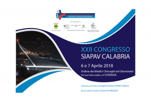 Il 6 e 7 aprile a Cosenza il XXII Congresso SIAPAV Calabria