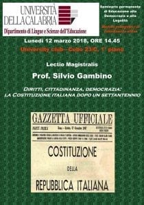 Lectio Prof. Gambino