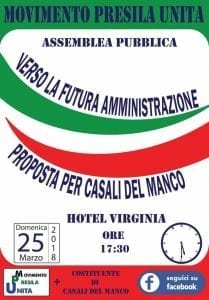 Verso una futura Amministrazione di Presila Unita