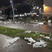 Viale Mancini dopo la Fiera di San Giuseppe