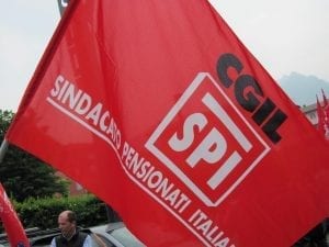 Bandiera Spi Cgil