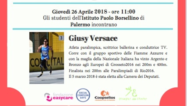 Giuy Versace a Palermo