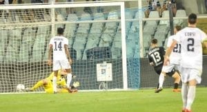 Bruccini gol Siena-Cosenza playoff
