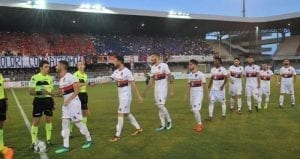 L'undici iniziale dei lupi (ph.Troiani)