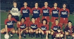 Una formazione del Cosenza 1987/1988