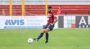 Il difensore portoghese Anibal Capela, 27 anni (ph. IlCosenza.it)