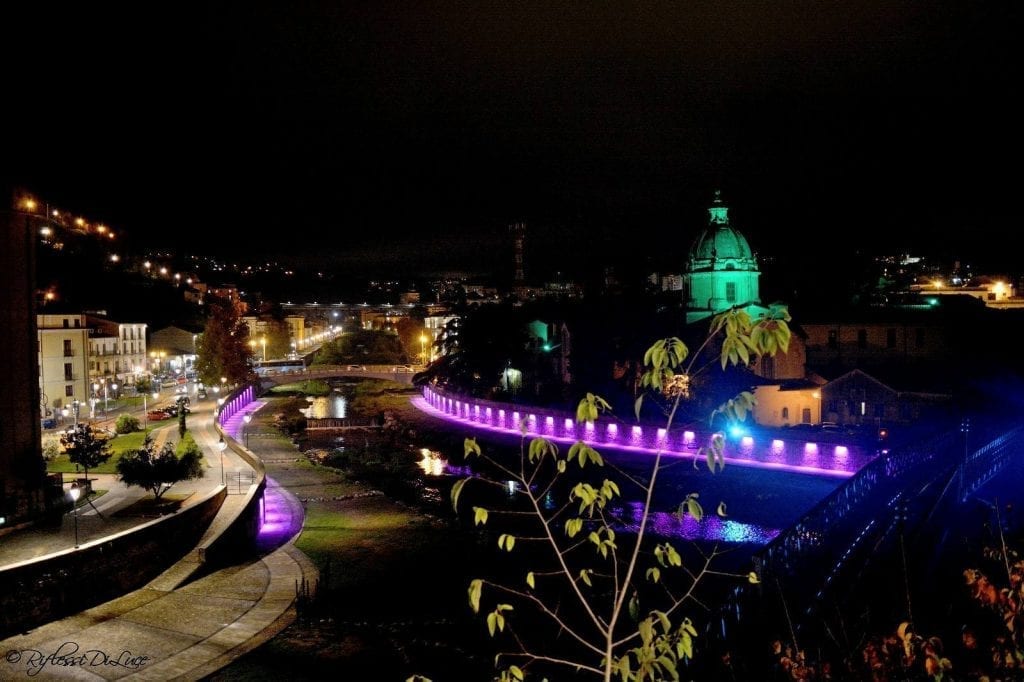 Cosenza, confluenza dei due fiumi