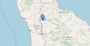 terremoto epicentro Bisignano