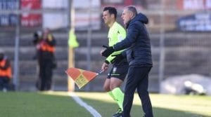 Mister Piero Braglia ieri a Perugia (photo Settonce)