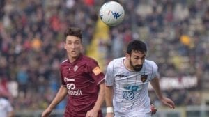 Riccardo Idda in azione al "Picchi" (photo LivornoCalcio)