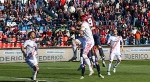 Litteri in azione contro la Cremonese (photo IlCosenza.it)