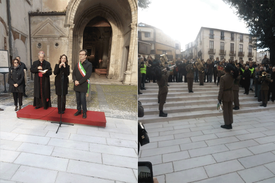 inaugurazione piazza Tommaso Campanella