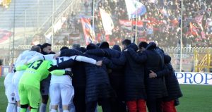 I lupi si caricano prima di Perugia - Cosenza (photo Rosito)