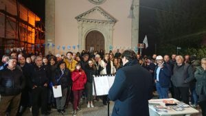 Antonio Palermo in comizio