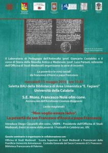 Lectio Magistralis all'Unical