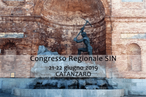 Congresso Regionale SIN, a Catanzaro il 21 e 22 giugno 2019
