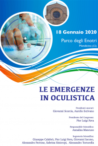 Emergenze in oculistica, convegno a Cosenza sabato 18 gennaio 2020