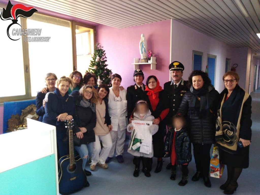 L'Epifania con i Carabinieri Forestali, porta la natura negli Ospedali Pediatrici