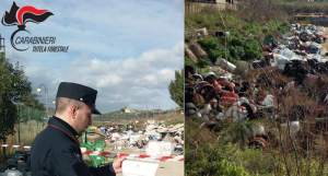 Luzzi: sequestrata discarica abusiva all’interno dell’autoparco comunale
