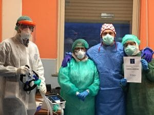 Donazione Covid Comune Mendicino Ventilatore Polmonare