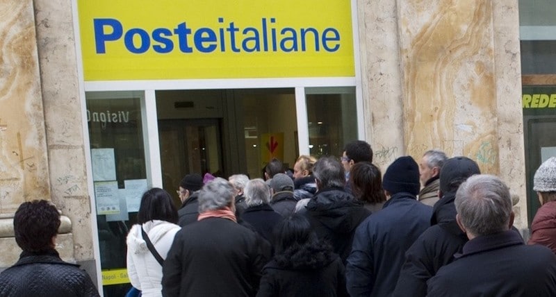 riapertura degli uffici postali della provincia di Cosenza pensioni