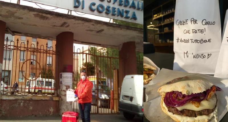 ALL'OSPEDALE "ANNUNZIATA" DI COSENZA, PANINI E BEVANDE GRATIS