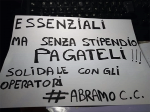 Abramo Customer Care, oggi dipendenti in sciopero in tutta la regione