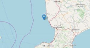 Scosse di terromoto in Calabria, magnitudo fra 2.5 e 3.9