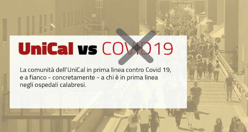 Coronavirus, vola la raccolta fondi dell'Unical a favore degli ospedali calabresi