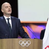 Il presidente Gianni Infantino