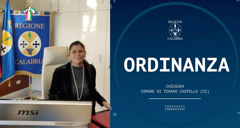 CORONAVIRUS 'CHIUSO' IL COMUNE DI TORANO CASTELLO (CS)