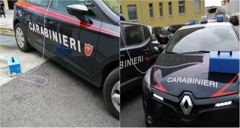 Emergenza coronavirus: la TCT Group di Lamezia Terme ha sanificato gratuitamente le vetture dei Carabinieri