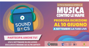 SOUND BOCS, proroga iscrizioni al 10 giugno e Fasi Live a settembre